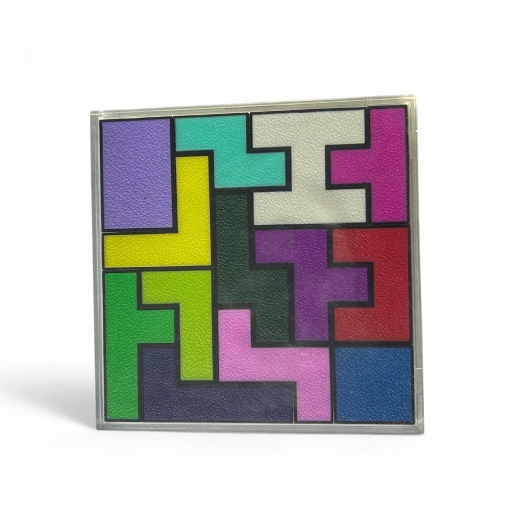 Vintage Pentomino 80s Puzzle ColorBlock Brain Teaser Learning Analog Travel Game